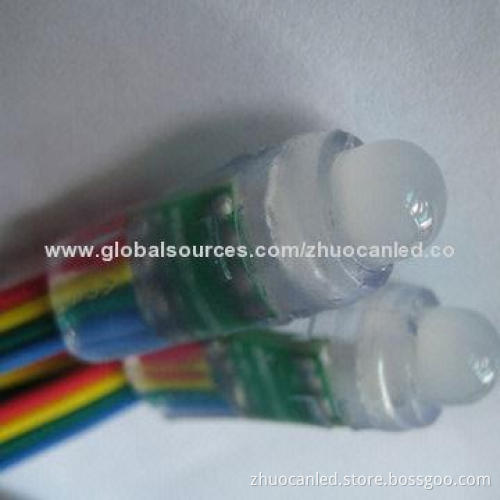Intelligent RGB LED pixel flat mini string, 5V DC